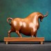 Rich Cow Copper Ornament 